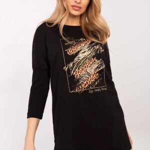 Bluzka Model CLM-BZ-0052.37 Black - Factory Price