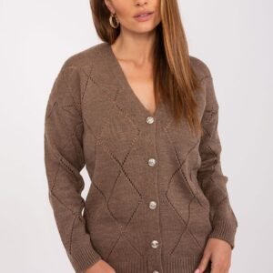 Sweter Damski Model LC-SW-A10-1.19P Brown - Rue Paris