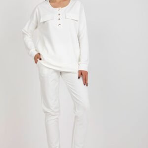 Spodnie Komplet Model LK-KMPL-509315.06 Ecru - Lakerta