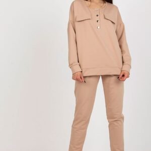 Spodnie Komplet Model LK-KMPL-509315.06 Camel - Lakerta