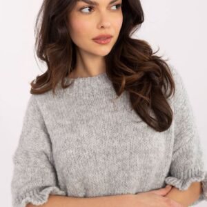 Sweter Damski Model MI-SW-2913.99 Grey - Italy Moda