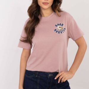 Tshirt Damski Model D12022AC02645F Dark Pink - Sublevel