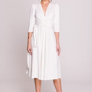 Sukienka Model S404 Ecru - Stylove