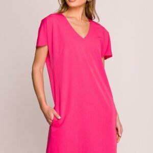 Sukienka Model S392 Pink - Stylove