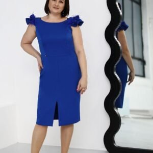 Sukienka Model Veronica Chaber Piórka - Jersa