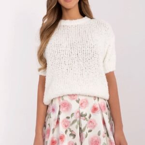 Szorty Damskie Model MI-SN-2718041-2.64 Ecru - Italy Moda