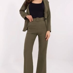 Spodnie Damskie Model DHJ-SP-18737.08 Khaki - Italy Moda