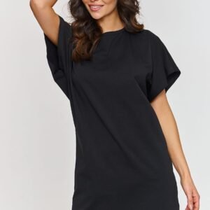 Sukienka Basic Model M875 Black - Makadamia