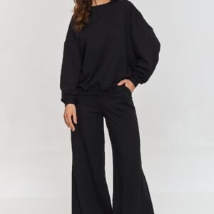 Spodnie Komplet Model M863 Black - Makadamia