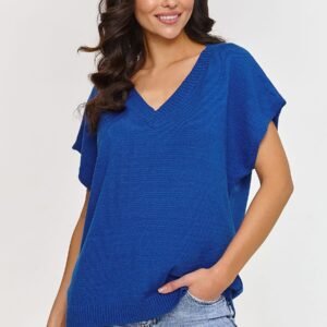 Kamizelka Model S157 Cobalt - Makadamia