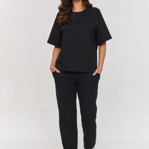 Spodnie Komplet Model M865 Black - Makadamia