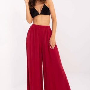 Spodnie Damskie Model TW-SP-BI-82353.39 Bordo - Och Bella