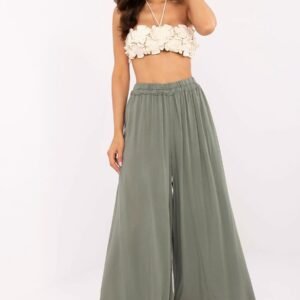 Spodnie Damskie Model TW-SP-BI-82353.39 Khaki - Och Bella