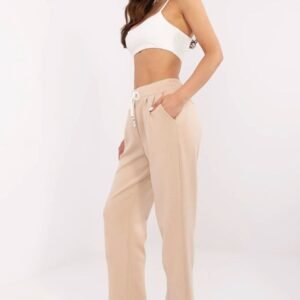 Spodnie Dresowe Model DHJ-SP-20523.66P Light Beige - Italy Moda