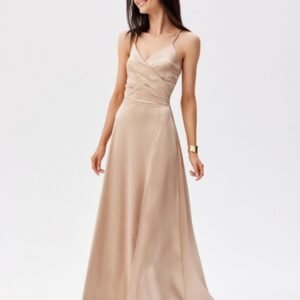 Sukienka Model Serena BEZ SUK0521 Beige - Roco Fashion