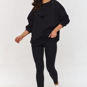 Spodnie Komplet 3w1 Model A2 Black - Makadamia