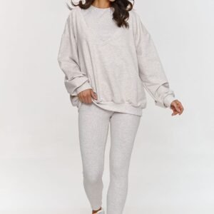 Spodnie Komplet 3w1 Model A2 Beige Melange - Makadamia