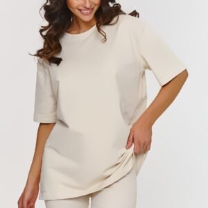 Spodnie Komplet Model A7 Light Beige - Makadamia