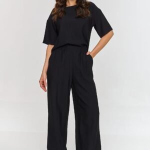 Spodnie Komplet Model M881 Black - Makadamia