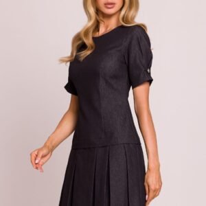 Sukienka Model MOE842 Grafit - Moe