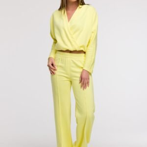 Spodnie Dresowe Model B296 Cytryna - BeWear