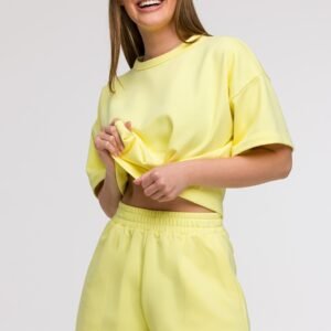 Szorty Damskie Model B295 Cytryna - BeWear