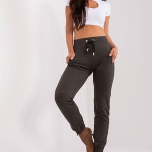 Spodnie Dresowe Model RV-DR-8547.08 Dark Khaki - Relevance