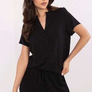 Bluzka Model D73761M11173A Black - Sublevel