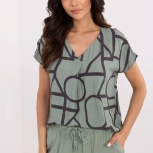 Bluzka Model D73771M11171D Khaki - Sublevel