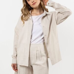 Koszula Damska Model A724 Beige - awama