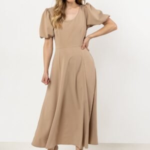 Sukienka Model A709 Beige - awama