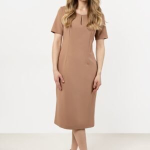 Sukienka Model A706 Cappuccino - awama