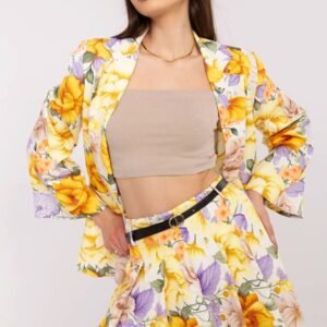 Spodnie Komplet Model DHJ-KMPL-A9061.67 Yellow - Italy Moda