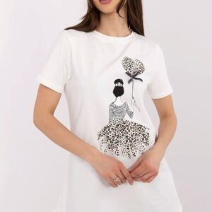 Bluzka Model CLM-BZ-1702.89 Ecru - Factory Price