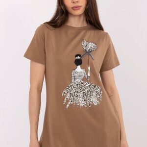 Bluzka Model CLM-BZ-1702.89 Light Brown - Factory Price