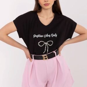 Tshirt Damski Model CLM-TS-1727.90 Black - Factory Price