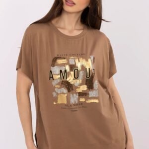 Bluzka Model CLM-BZ-1701.81 Light Brown - Factory Price