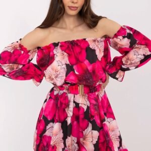 Sukienka Model MI-SK-A1447.84 Black/Pink - Italy Moda