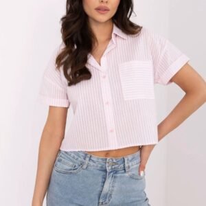 Koszula Damska Model NM-KS-KA-01148.50P White/Pink - NM