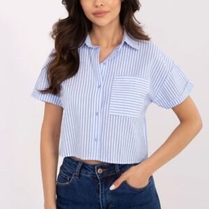 Koszula Damska Model NM-KS-KA-01148.50P White/Blue - NM