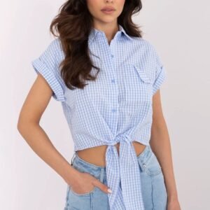 Bluzka Damska Model NM-BZ-KA-01147.62P White/Blue - NM