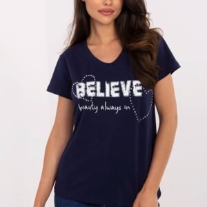 Tshirt Damski Model CLM-TS-1726.87 Navy - Factory Price