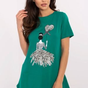 Bluzka Model CLM-BZ-1702.89 Green - Factory Price