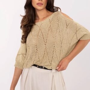 Sweter Damski Model MI-SW-1605.83 Gold - Italy Moda
