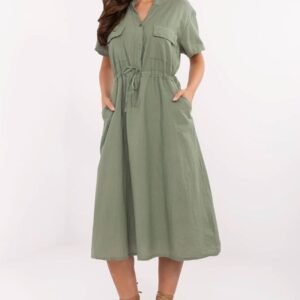 Sukienka Model MI-SK-109898.68 Khaki - Italy Moda