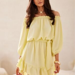 Sukienka Model Giulia ZOL SUK0523 Yellow - Roco Fashion
