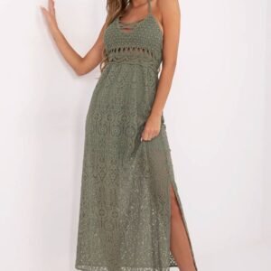 Sukienka Model MI-SK-88191.63 Khaki - Italy Moda