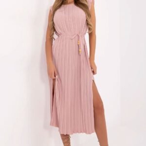 Sukienka Model DHJ-SK-19830.00 Dark Beige - Italy Moda