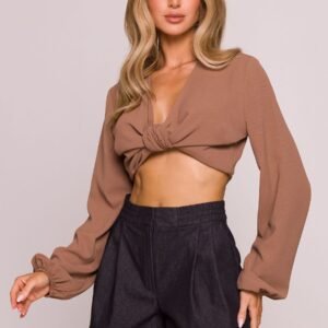 Szorty Damskie Model MOE860 Grafit - Moe