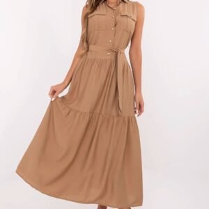 Sukienka Model MI-SK-A5032.70P Camel - Italy Moda